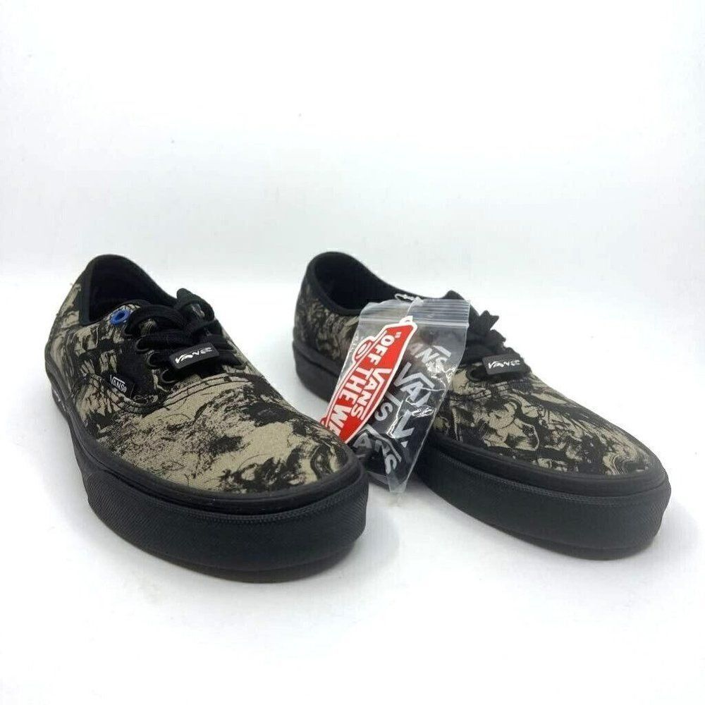 Vans X HuaTunan Year of the Tiger Sneakers Black Beige‎ Low Top New UNI M 7.5 W9
